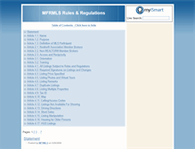 Tablet Screenshot of mfrmls.myismart.com