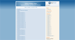 Desktop Screenshot of ethics.myismart.com
